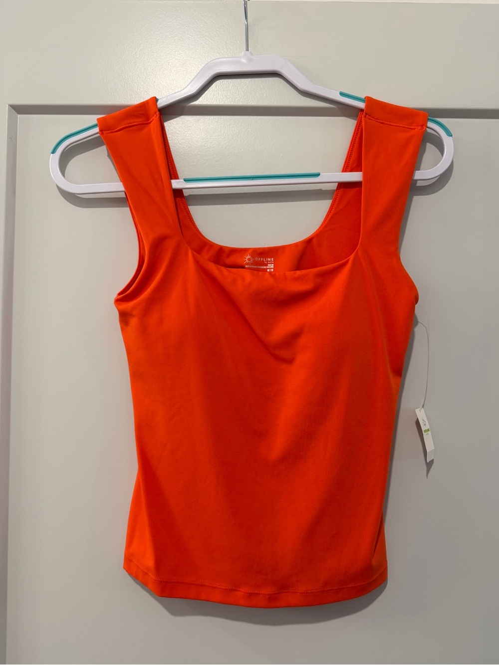 aerie Women's Scoop Tank Top in Vibrant Orange